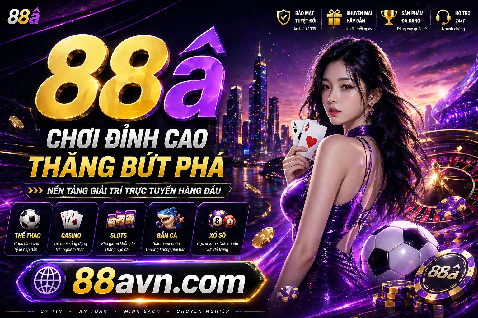 Hình ảnh minh họa nền tảng cá cược trực tuyến an toàn và đáng tin cậy của 888slot link mới